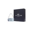 Coach Lonnie 25 Classic Monogram Print Fabric And Leather Shoulder Bag Women Shoulder Bag Blue C8306-SVS9X
