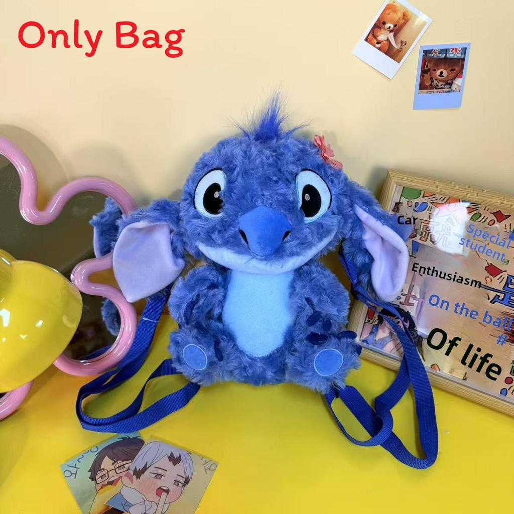 Stitch Plüschtier Tasche mit Canvas Innentasche für den täglichen Freizeitgebrauch