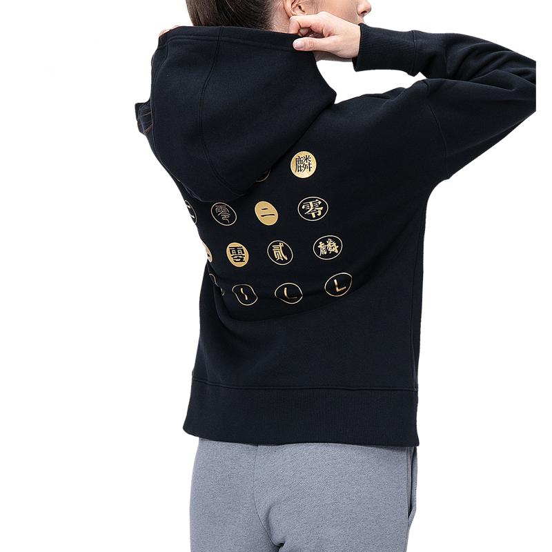 Under Armour Originators Fleece Zip Hoodie Jacket Women Tops Black 1353340-001