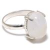 Rose Quartz Gemstone 925 Sterling Silver Jewelry Ring Size Adjustable GK-6047