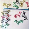 20 Pcs Metal Paper Clips Cat Dog Musical Notes Assorted Color Paperclips Bookmark Teacher Students Office Supplies