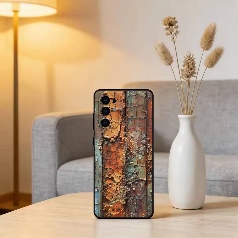 R-Retro I-Industrial R-Rusty Phone Case For Samsung S25,S24,S21,S22,S23,S30,Ultra,S20,Plus,Fe,Lite,Note,10,Black Cover