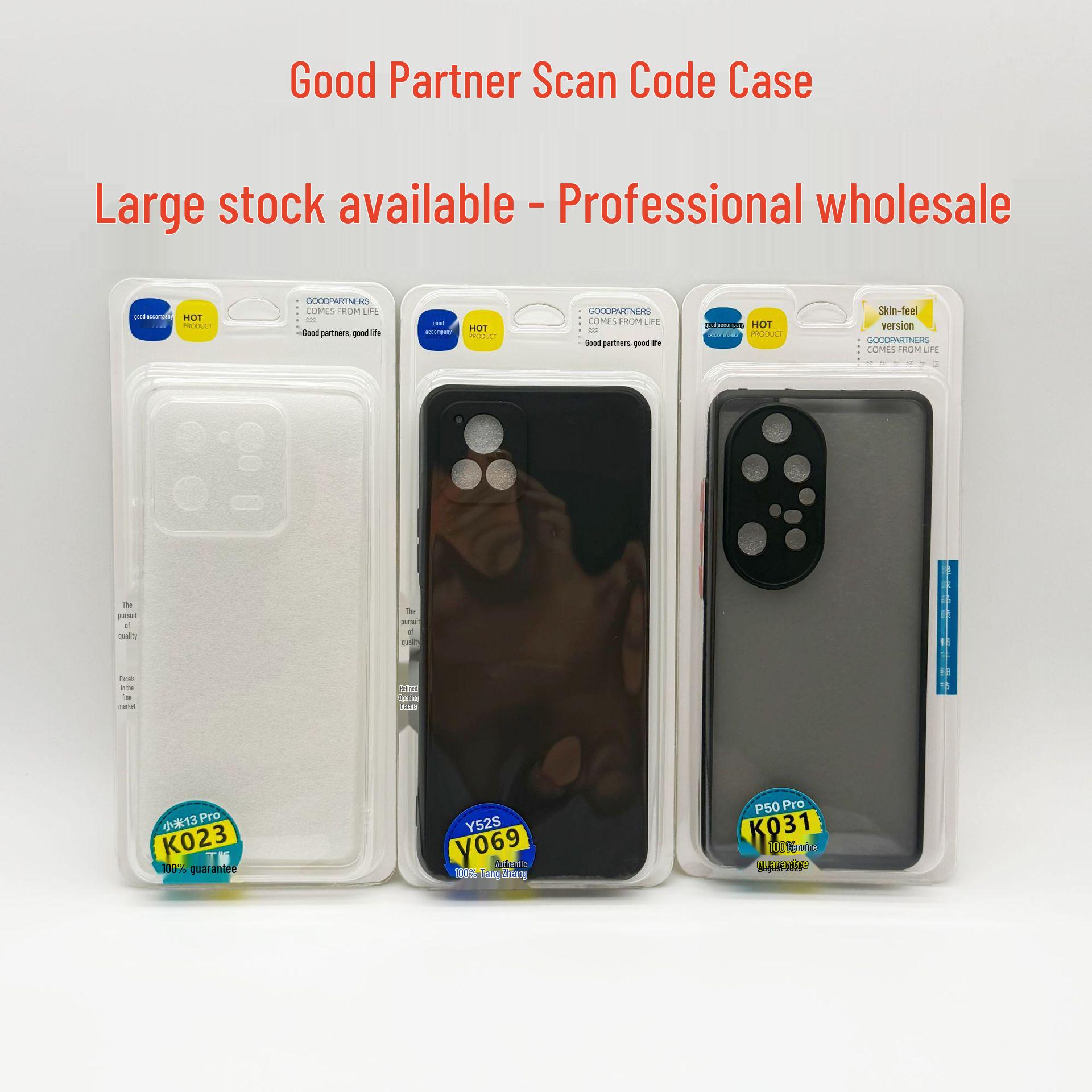 

Good Partner K/V Series Smart Replenishment Phone Case - Matte Black & Crystal Clear Skin-Feel V Series Black Case