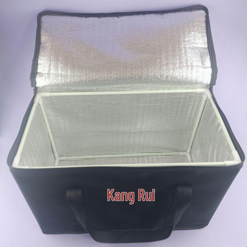 Large Capacity Insulated Picnic Cooler Bag - Handheld Ice Box for Outdoor, Takeaway & Bento