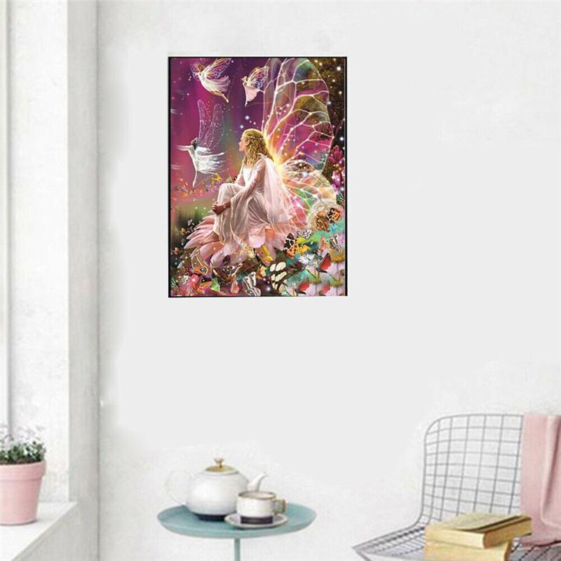 30 * 40cm Girl Diamond Painting Wedding Dress Sticking Diamond Embroidery Brick and Stone Painting Living Room New Style