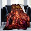 1pc, Disney Tangled Rapunzel & Flynn Rider Romantic Scene Throw Blanket Home Decor, Couch, Outdoor, Gift Idea, Flannel, Bed, Living Room, Travel