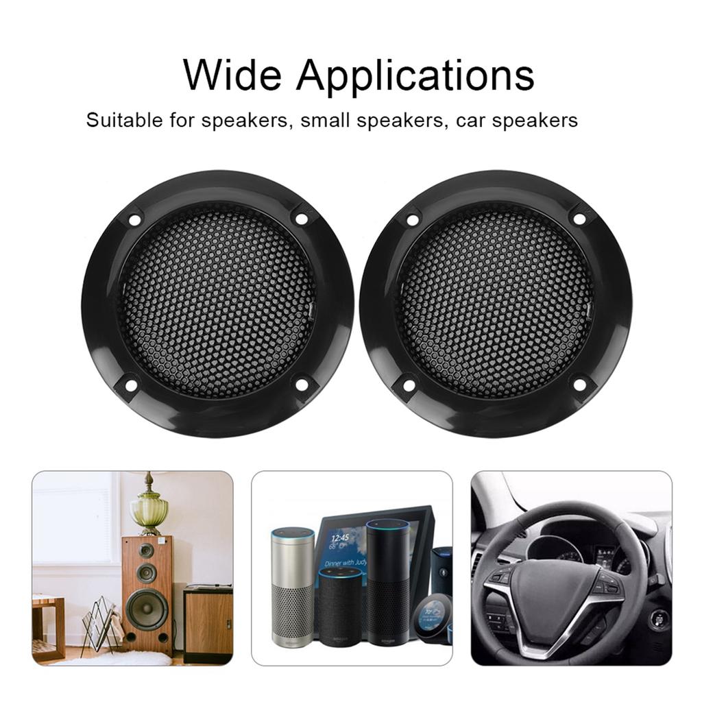 2 Inch Speaker Decorative Steel Mesh Circle Car Speaker Protective Mesh Cover