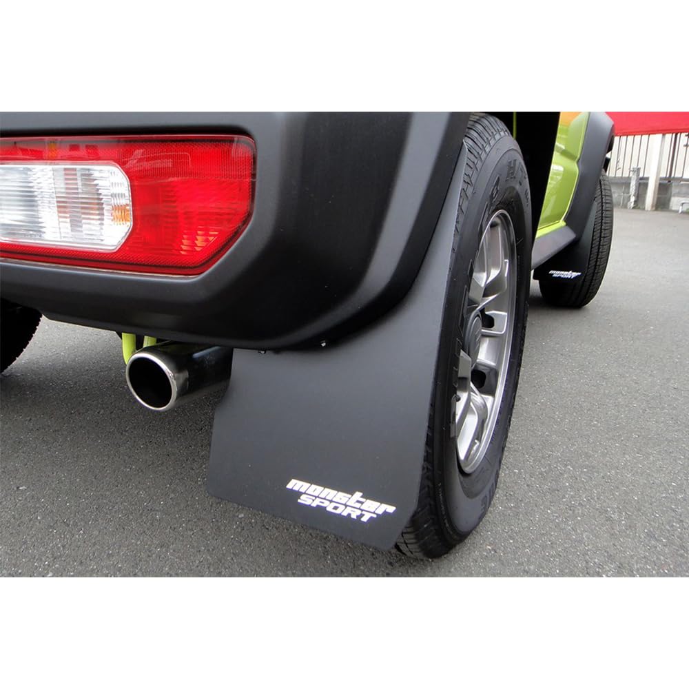 MONSTER SPORT Mud Flaps Set for Jimny Sierra Nomad (Black) [JB74W]/Jimny [JC74W] (Product Code 787500-5600MK)