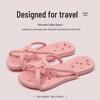 Portable Non-Slip Foldable Travel Slippers for Men - Lightweight, Disposable, Essential for Business Trips and Hotel Showers