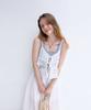 BRILLEMONTHS Frill See-Through Tiered Skirt [White]