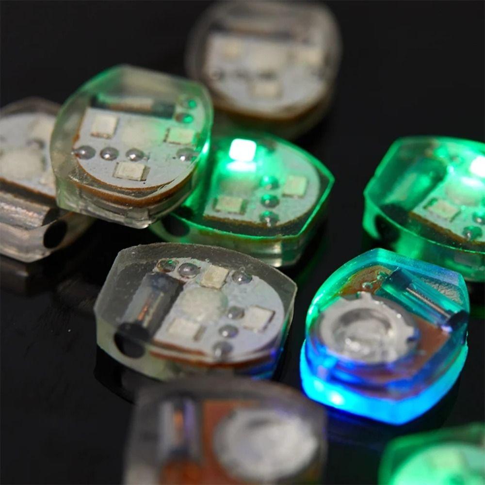 10Pcs Miniature Movement Electronics Lamp Luminous Hole Shoes Lamp Vibrating Light Diy Toy