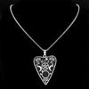 Witch Divination Ouija Board Necklace Stainless Steel Magic Planchette Triple Moon Goddess Necklaces Gothic Gift Jewelry colar