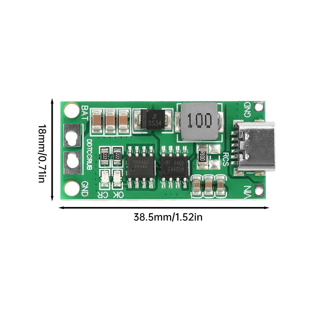 2S/3S/4S 1A 2A 4A Typ-C Auf 8,4V 12,6V 16,8V Step-Up Boost LiPo Polymer Li-Ion Ladegerät DC 36V 18650 Lithium-Batterie