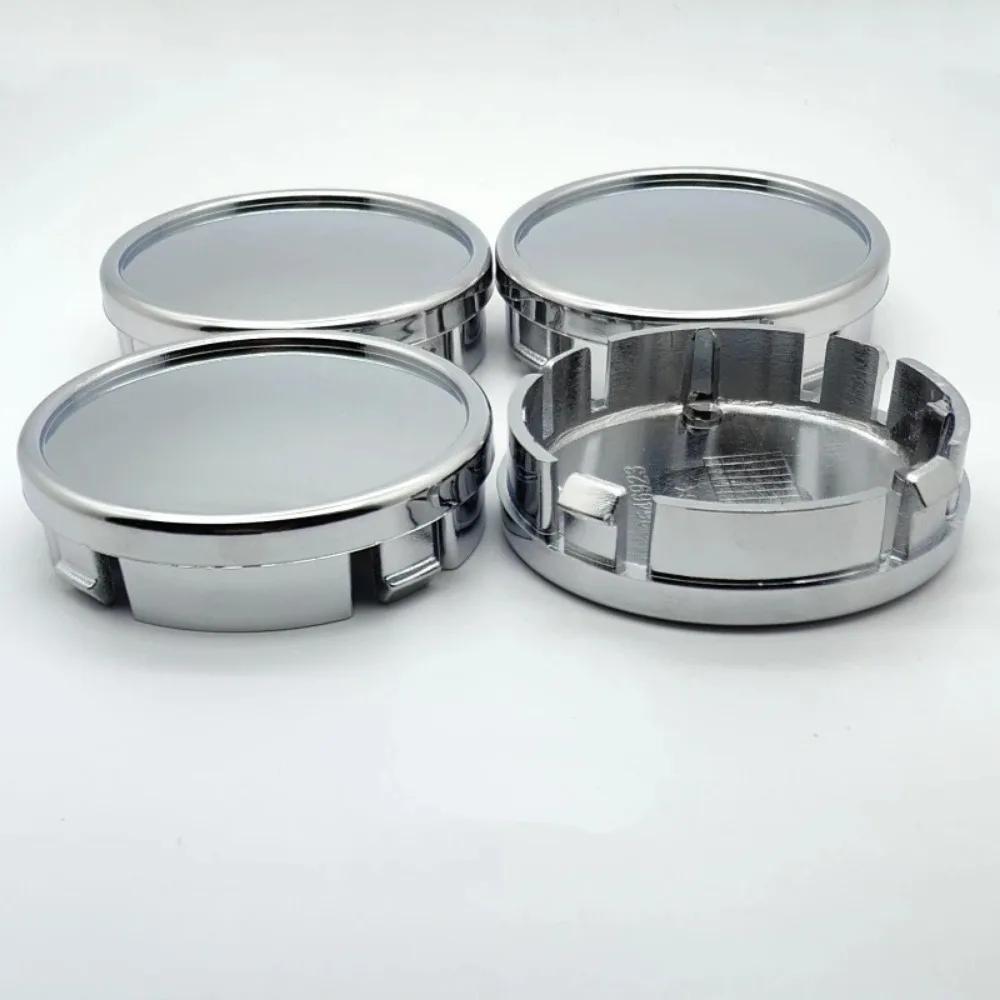 4pcs 64mm ( 61mm I.D) Blank No Emblem Car Wheel Center Caps Styling Accessories for Volvo 56mm Badge Logo Rim Hub Hubcaps Cover