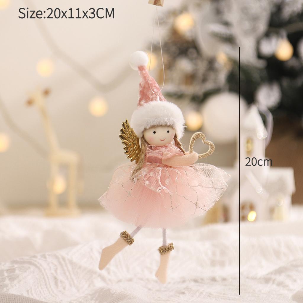 Angel Doll Merry Christmas Ornaments Christmas Decorations for Home Noel Natal Tree Decor Navidad Xmas 2025 New Year 2025 Gifts