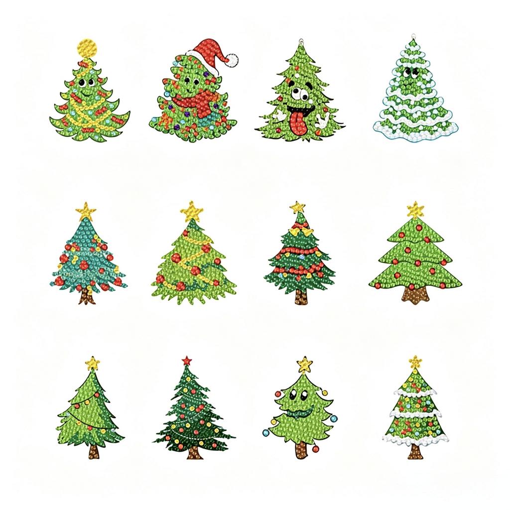 Keychain Kit DIY Christmas Halloween for Kids Adults