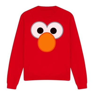 Sesame Street Unisex Adult Elmo Eyes Sweatshirt