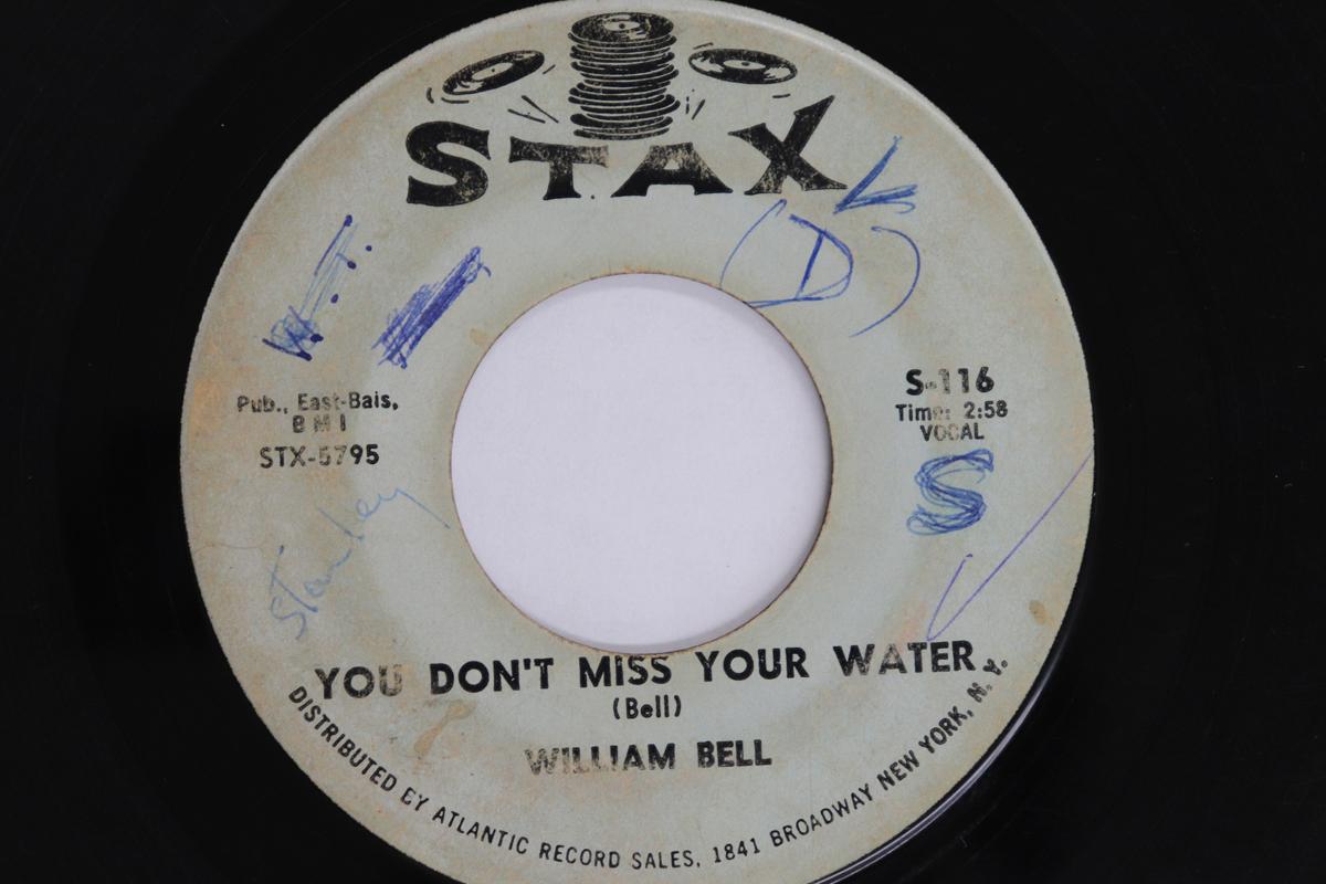 

7-дюймовая пластинка WILLIAM BELL - You Don t Miss Your Water / Formula S116 STAX 1961 US Соул/Фанк Б/У
