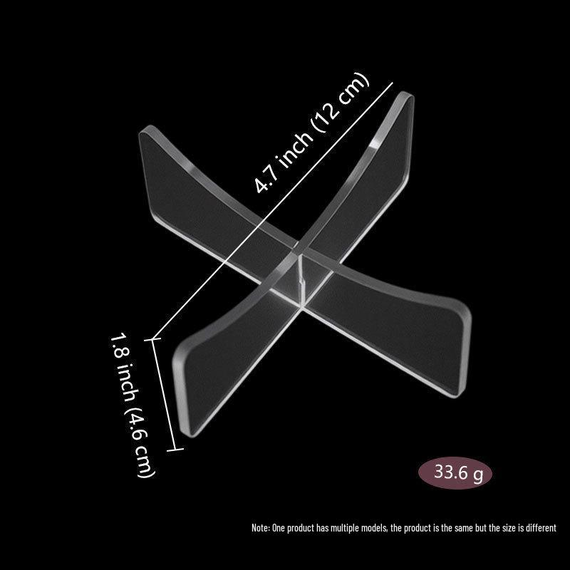 Acrylic Multi-functional Ball Display Stand for Tabletop: Softball, Baseball, Basketball, Football, Golf Holder Base.