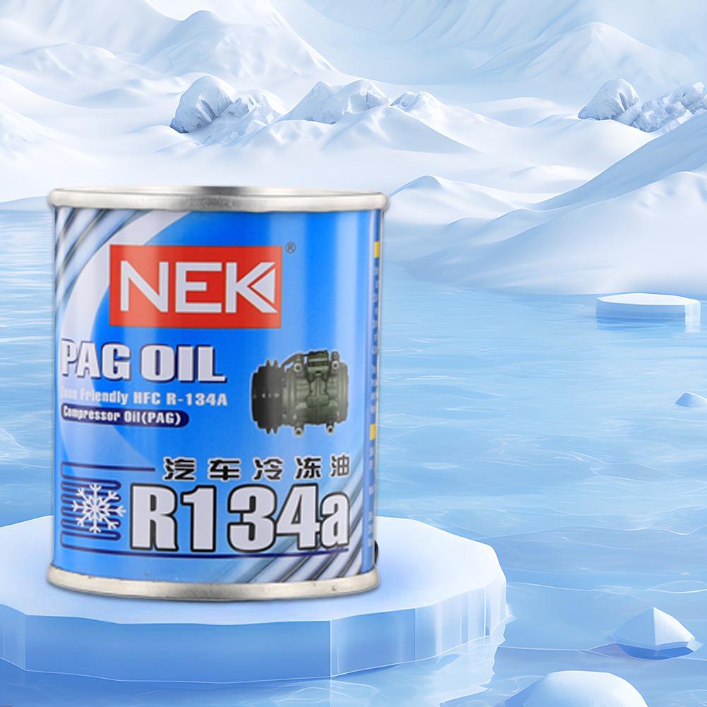 70g Refrigerant Oil Compressor Oil Automotive A/C AC Air Conditioning System Refrigerant Auto Maintenance Car Accessories