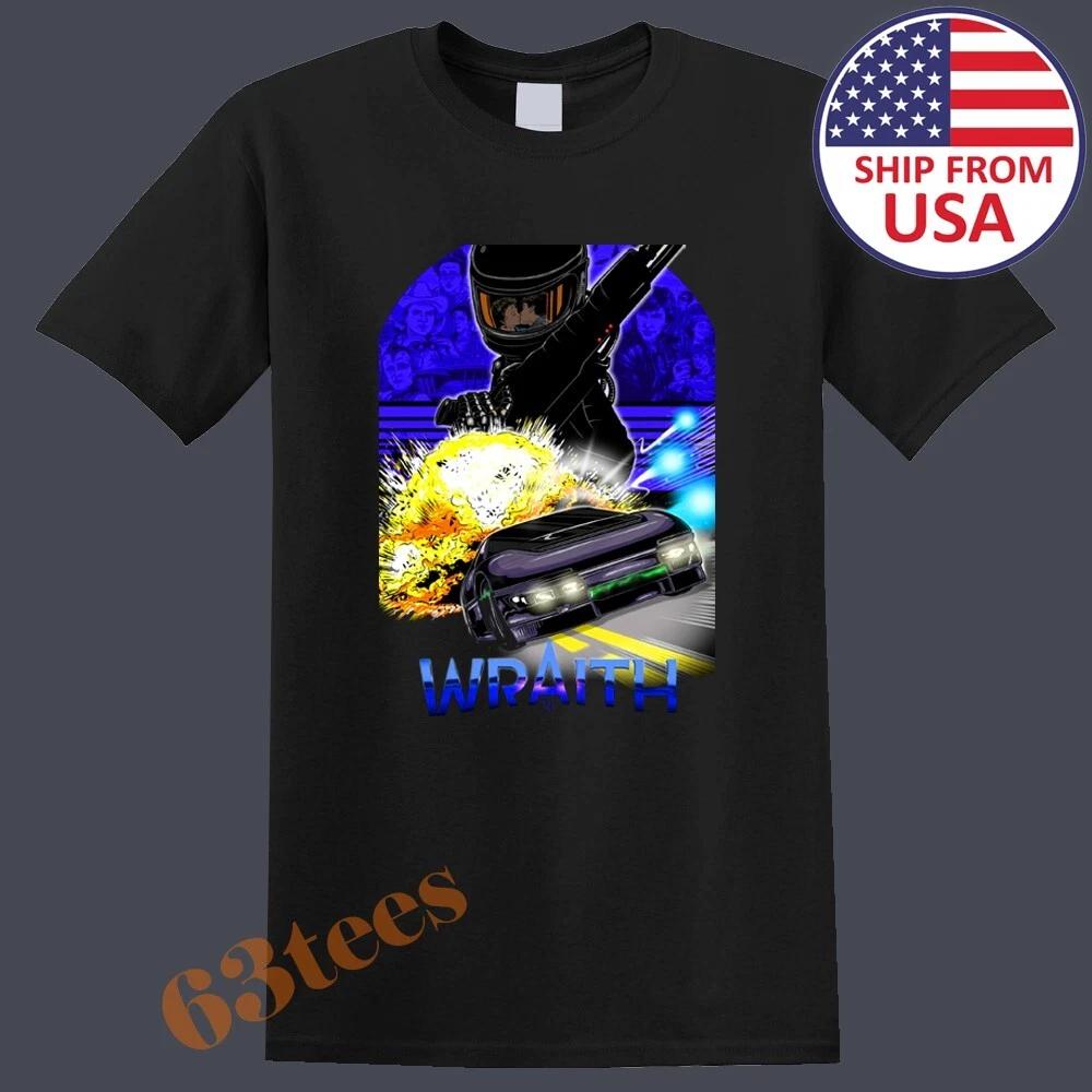 The Wraith 80 s Sci Fi Classic Men s T-Shirt Women s Tee Top Unisex Black Size S to 3XL S