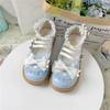 Original Cute Big Head Shoes Lolita Single Shoes Lace Bow Jk Uniform Shoes Lolita Soft Sister Small Leather Shoes Women