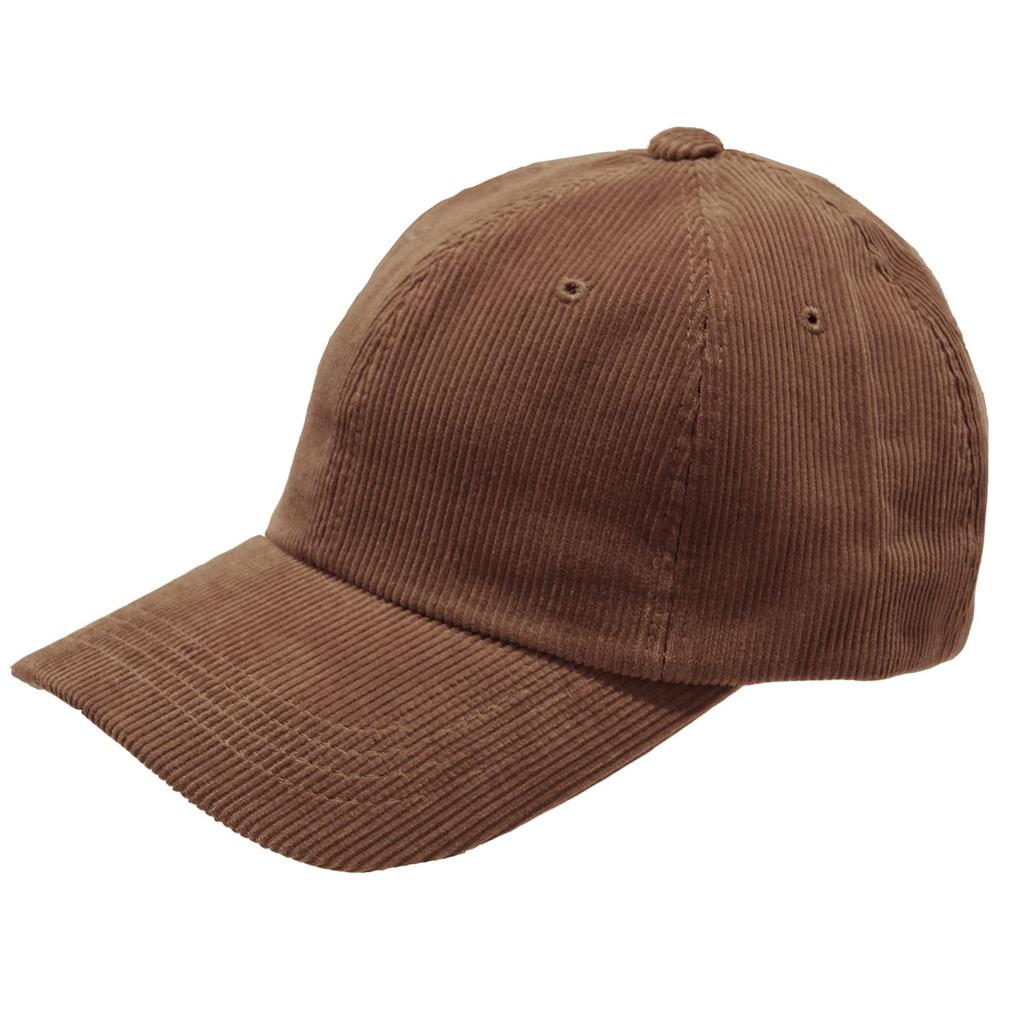 Cap Corduroy Deep L Size Large Size Unisex Plain Simple Stylish Cotton Cotton Hat [hanahana15] Women's Autumn/Winter Men's 100% (Chocolate)