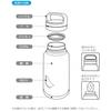 Skater Stainless Steel Bottle STSC4 / STSC5 Replacement Lid Packing P-STSC4-FP-A