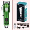 Wireless Digital Display Hair Clipper - Rechargeable Electric Barber Tool for Salon & Home Use