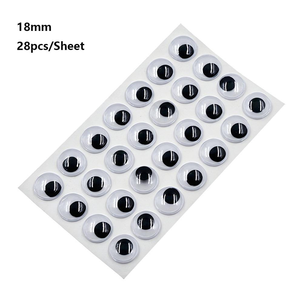 1Sheet Plastic Dolls Activity Eyes 3D Kindergarten Handmade Dolls Eyes