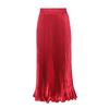 Solid Color Elastic Waist Bag Hip Skirt Pure Color Elastic Waist