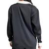 adidas T-shirt à Manches Longues en Satin Rayé Imprimé Tops Femme Noir IR6099
