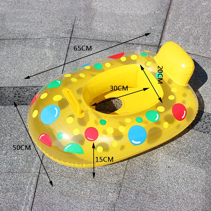 1 stk Oppblåsbar badering Bassengflyte Babyring Oppblåsbare Madrassringer