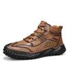 Lässige Outdoor-Kurzstiefel Übergröße Martin-Stiefel Herren Samt-Baumwollschuhe Herren Herbst und Winter Herrenschuhe