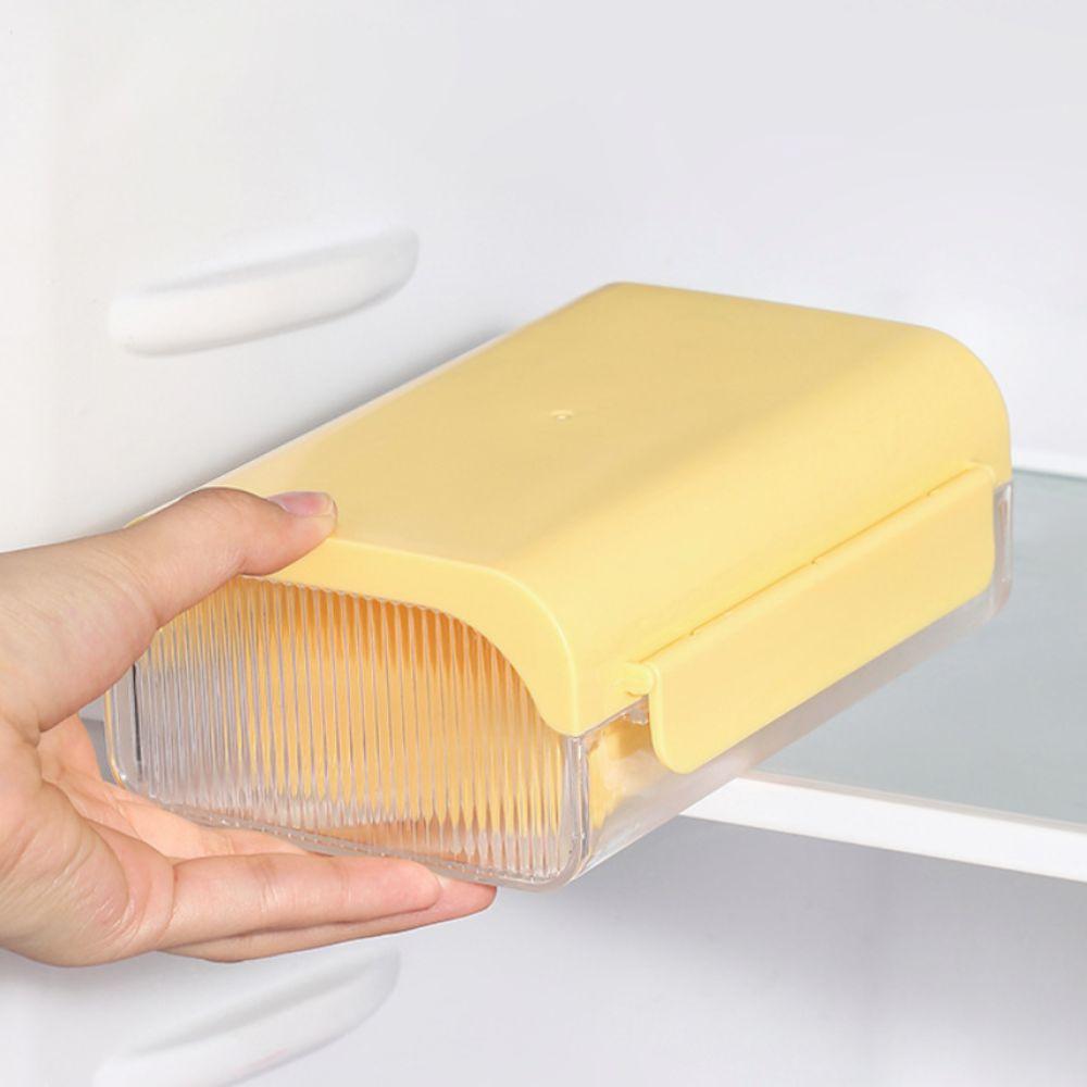 Anti-odor Butter Dish Plastic Butter Tray Kitchen Gadget Butter Container  Refrigerator