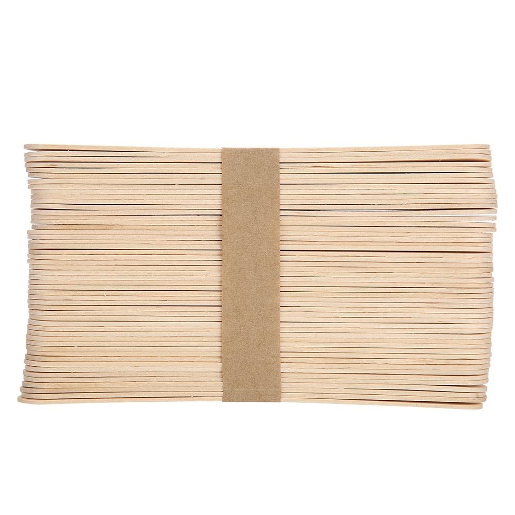 Wooden Disposable Epilation Wax Tool Hair Ice Cream Mask Removal Stick