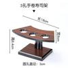 Wood Grain Plastic Dessert Rack Sushi Plate Hand-roll Rack Ice Cream Stands Dim Sum Dish Cake Stands Snack Trays Display Stands