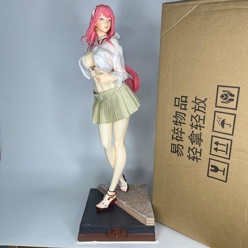 Genshin Impact Yae Miko Swimsuit Anime Beautiful Girl Figure Collectible Desktop Decoration For Anime Fans Otaku Collection