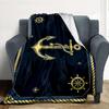 Nautical Theme Flannel Blanket Throw Blanket Soft Warm Sofa Bed Camping Home Decor Unique Christmas Gift C926202
