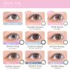[MOLAK Official Store] Sakura Miyawaki Produced MOLAK 1DAY Color Contact Lenses, 10 Lenses, Sakura Smooth (Prescription) -5.25, Includes Wet Wipes
