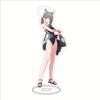 Anime Blue Archive Sunaōkami Shiroko Stand Model Cosplay 15cm Acrylic Game Figure Waraku Chis Cute Desk Decor Fans Collection