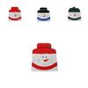 Christmas Chair Cover Set With Snowman Design For Holiday Home Decor