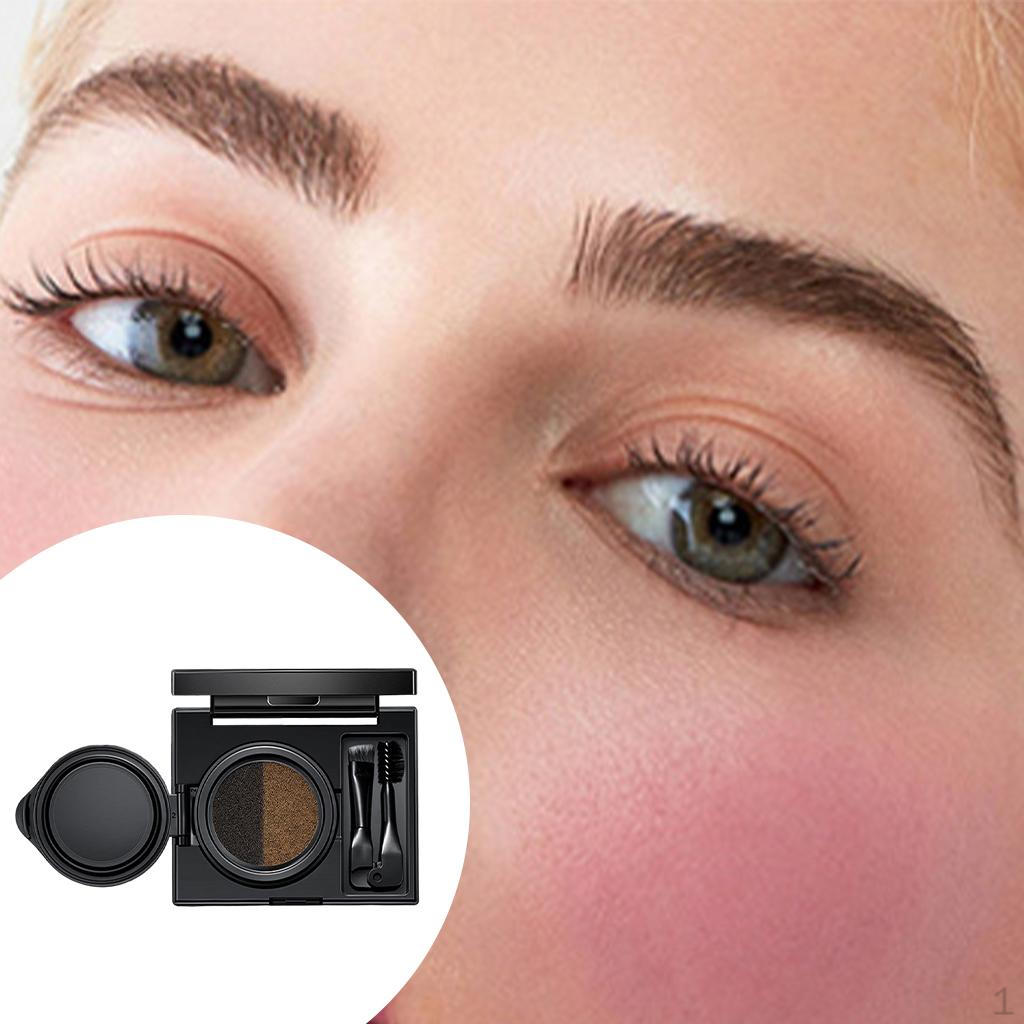 

2 цвета пудра для бровей, водостойкая, долговечная, светло-серая, темная для девочек