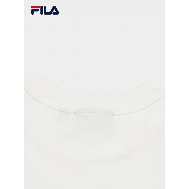 Fila Women's Slim Fit Knitted Short Sleeve T-shirt