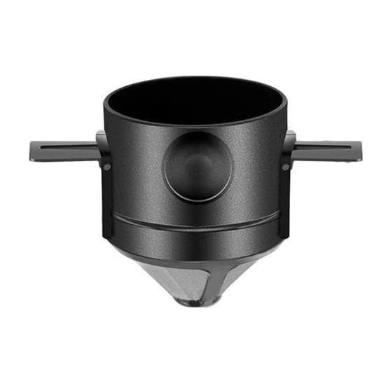 Foldable Portable Coffee Filter Coffee Maker Stainless Steel Drip Coffee Tea Holder Reusable Paperless Pour Over Coffee Dripper