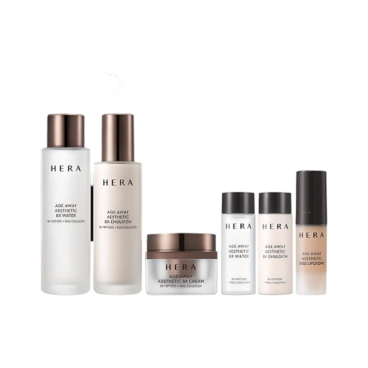 

HERA Age Away Aesthetic 3-Item Skin Care Set - Professional Anti-Aging Treatment, Lifting & Firming Ritual, Rejuvenating Skincare Trio