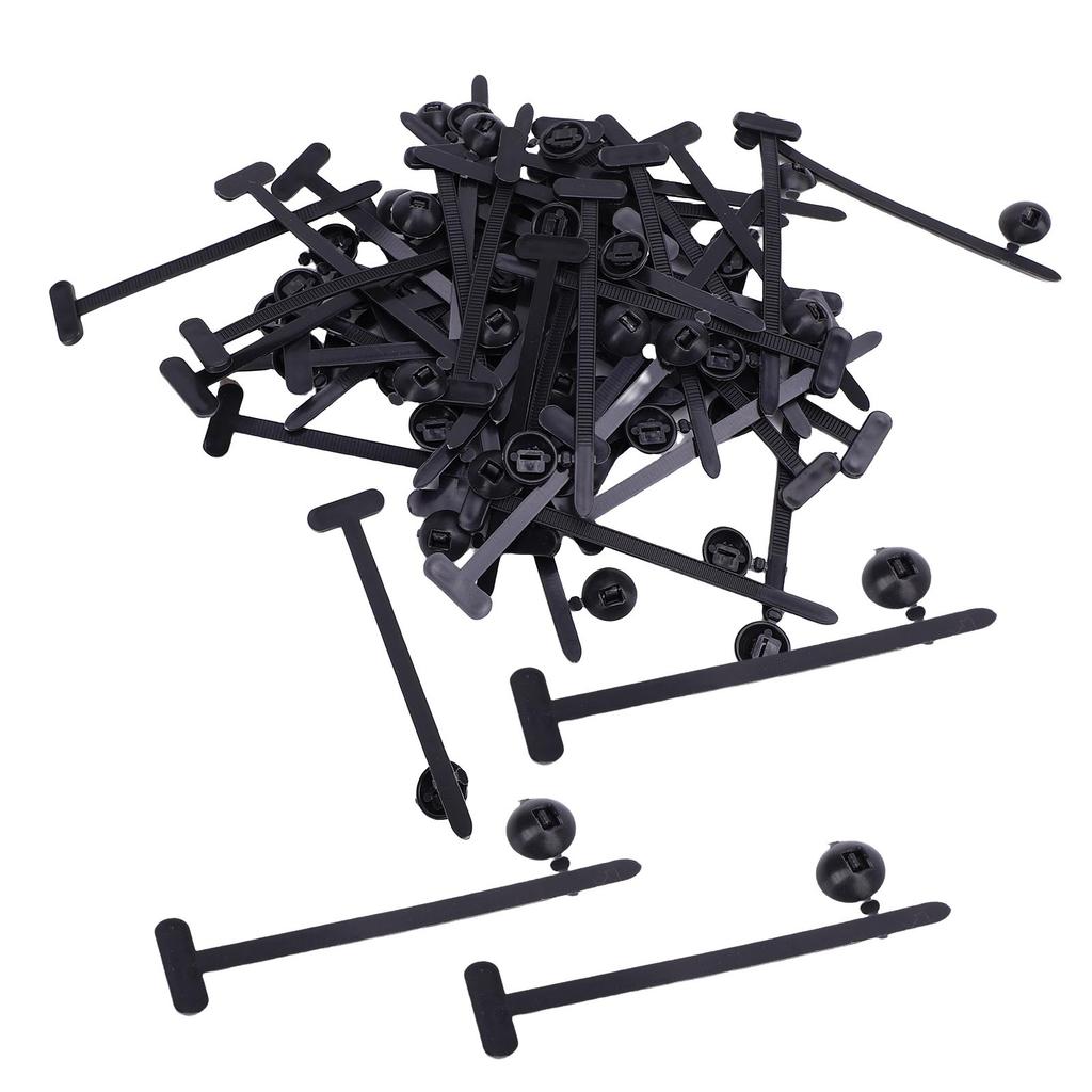 50PCS Universal Cable Tie Buckle Heavy Duty Plastic Multipurpose Automotive Cable Tie Clip Construction Electronics