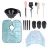 14pcs Hair Dye Coloring Kit DIY Hair Dye Brush Bowl Set for Salon Hair Coloring Bleaching