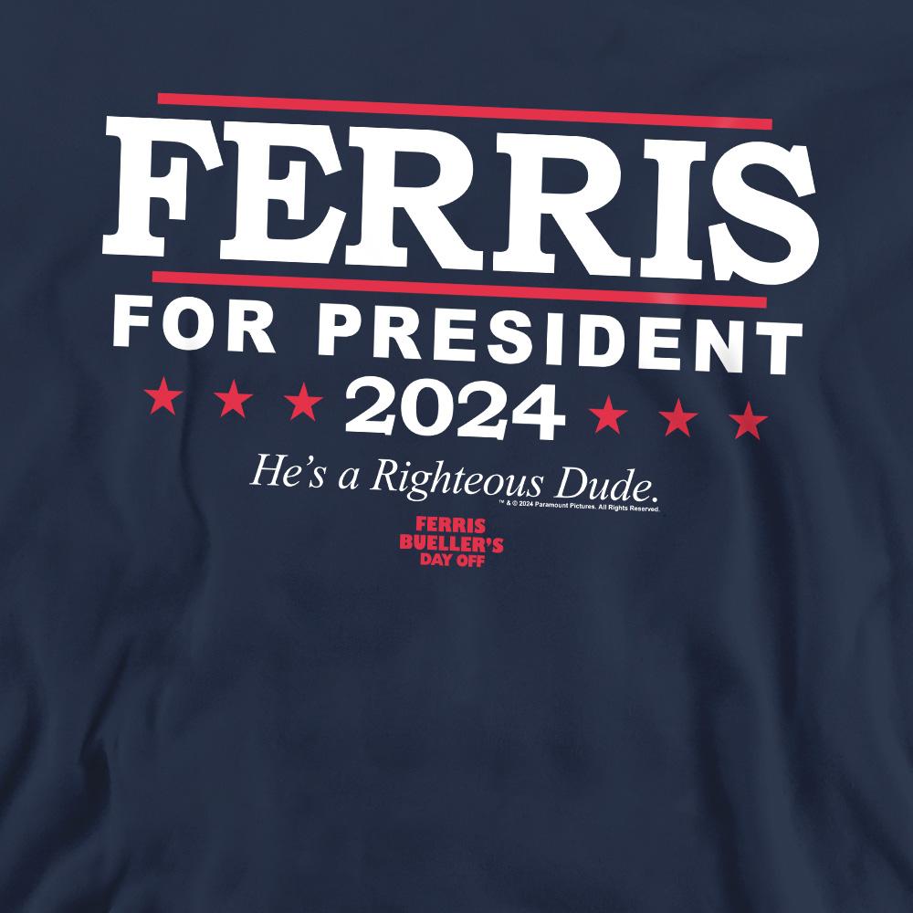 Ferris Bueller's Day Off Unisex Adult Ferris For President Sweatshirt