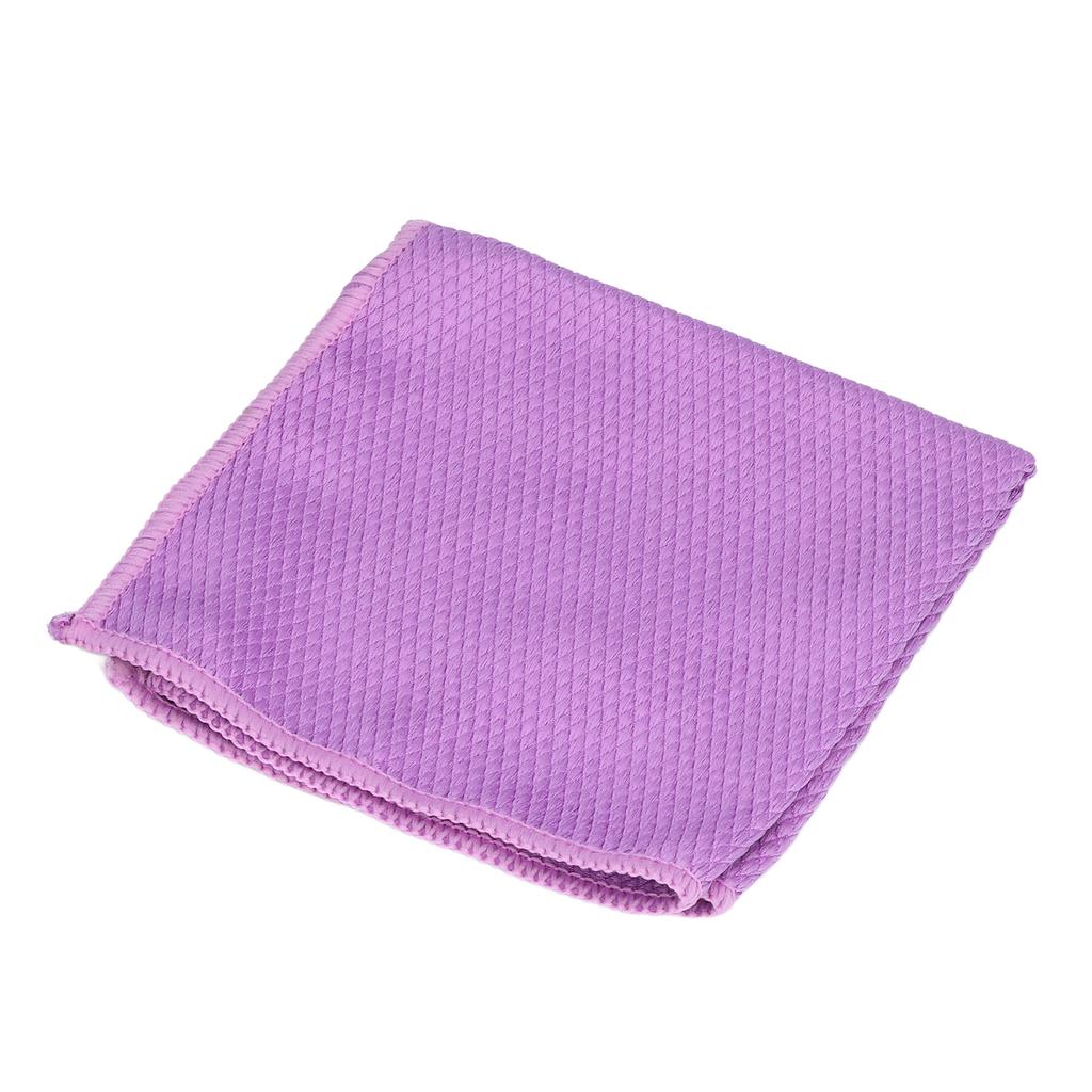 4pcs Cleaning Cloth Double Sided Fine Fiber Fish Tank Glass Cleaning Rag for Plates Tableware